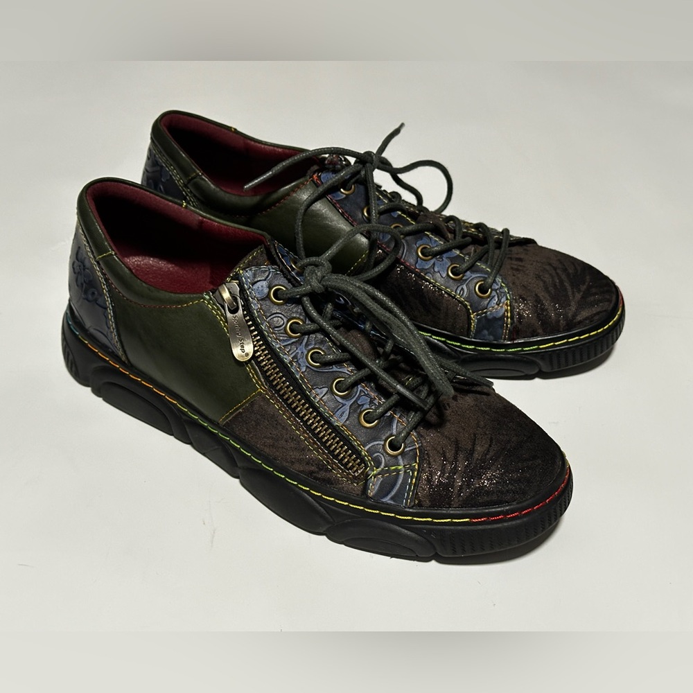 L'Artiste Spring Step Danli Women's Leather Sneakers 7.5/39 EU Art Shoes - Picture 4 of 12